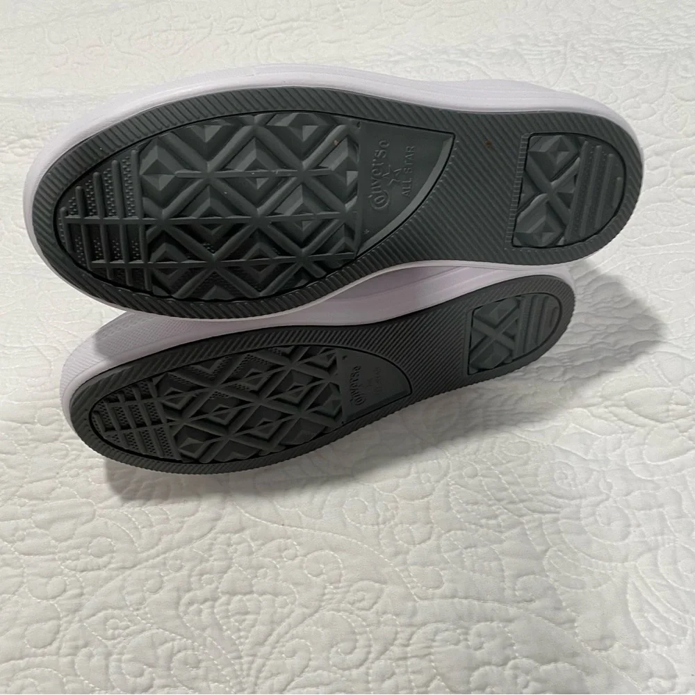 Converse Chuck Taylor All Star Move Cozy Utility Sneakers Iron Grey Platform - Picture 7 of 10